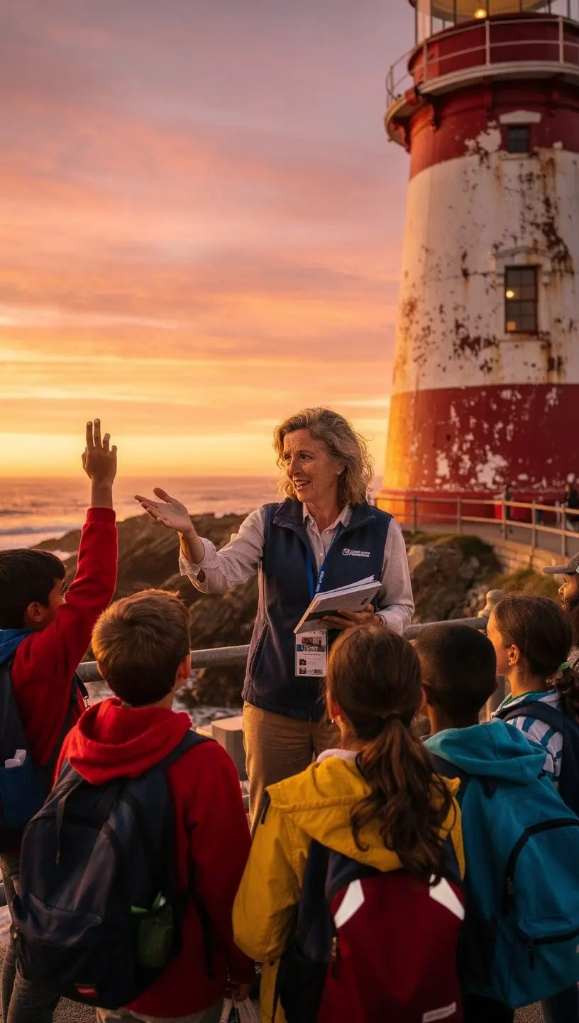 Морской пейзаж с спокойной водой и облаками над горизонтом.